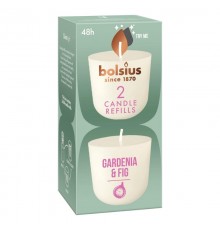 Bolsius CleanLight Candle Refills 2pcs Gardenia&Fig