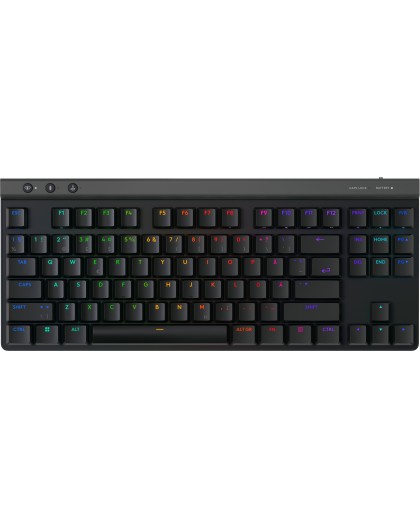 Logitech G515 LIGHTSPEED TKL Gaming Keyboard, Black, Linear Switches