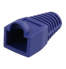 DELTACO RJ45 connector cover, 6.8mm, 20 pcs, blue
