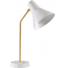 Innolux Carin table lamp, E27, white/brass
