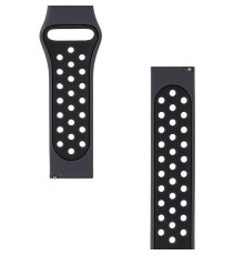 Tactical 856 Double Silicone Band 20mm / black