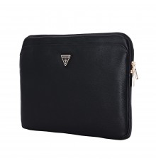 Guess PU Grained Triangle Logo Sleeve for Notebook 14"