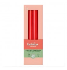Bolsius Table candles 245/24mm Red 4pcs