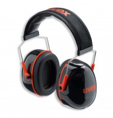 uvex capsule ear prot. K3 black/red