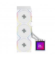 Lian Li Hydroshift II LCD-S, 360TL Wireless Liquid Cooling System with Controller, White