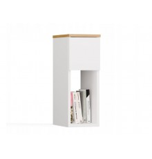GALAX 20/1S WHITE/ARTISAN BEDSIDE TABLE