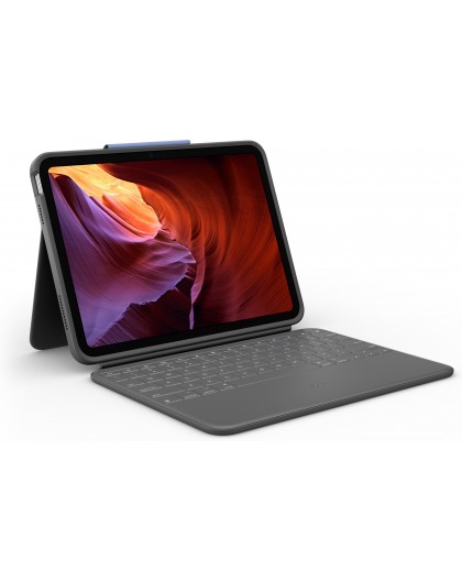 Logitech Rugged Folio Keyboard Case for 10th Generation iPad