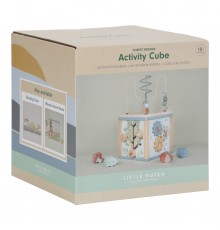 Little Dutch Forest Friends Activity Cube, light blue