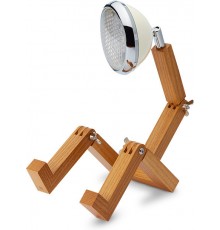 Mr. Wattson Mini Table Lamp, Vintage White