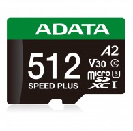 ADATA MEMORY MICRO SDXC 512GB UHS-I/UD512GUI3V30A2SP-RA1