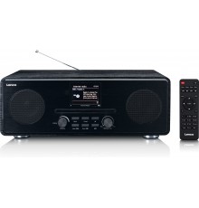 Lenco DIR-260 -heli- ja audioseade, must.