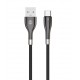 Forever Sleek Cable USB / USB-C 1.0 m / 3A
