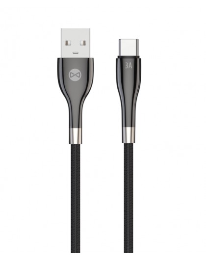 Forever Sleek Cable USB / USB-C 1.0 m / 3A