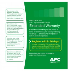 APC Extended Warranty Renewal - System Service & Support 3 Years