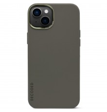 Decoded AntiMicrobial Silicone Backcover iPhone 14 Plus Olive