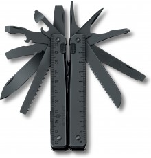 Victorinox SwissTool Burnished daudzfunkcionālais rīks, melns