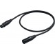 PROEL microphone cable, 0.5m, black