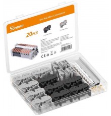 DIN rail wire connector Sonoff kit (20 pcs)