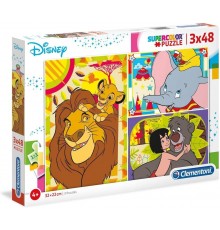 Clementoni Puzzle 3x48 pcs - Disney Characters