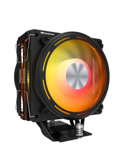 "Darkflash E400 PLUS" active CPU cooler (black)