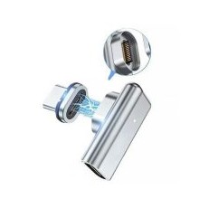 Beline Magnetinis adapteris USB-C sidabrinis DAC BLNAM01