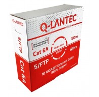 Q-LANTEC S/FTP cat.6A network cable, twisted pair, LSOH