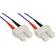 InLine SC-SC, multimode 50/125µm fiber optic cable, length 2 m