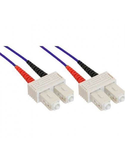 InLine SC-SC, multimode 50/125µm fiber optic cable, length 2 m