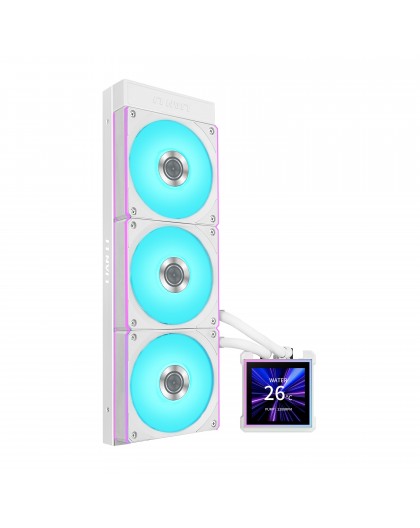 Lian Li Hydroshift II LCD-S, 360CL Wireless Liquid Cooling System, White