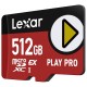 Lexar Play Pro 512 GB microSD Express memory card