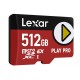 Lexar Play Pro 512 GB microSD Express memory card
