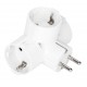 Fuj:tech 3-Outlet Vertical Power Strip, White