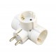 Fuj:tech 3-Outlet Vertical Power Strip, White