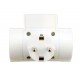 Fuj:tech 3-Outlet Vertical Power Strip, White