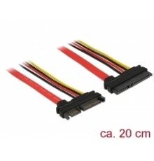 DeLOCK SATA pikenduskaabel toiteühendusega, 20 cm