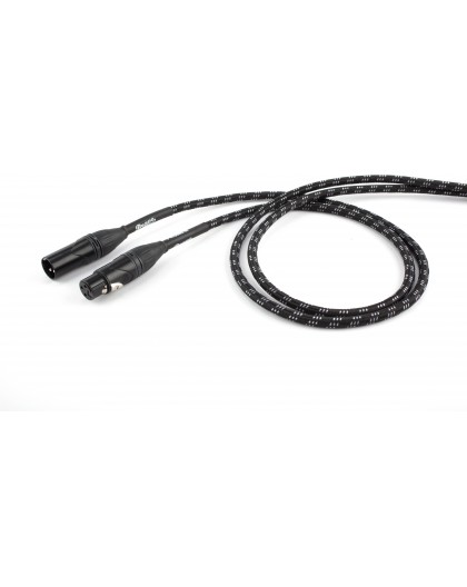 PROEL braided microphone cable, 6m, black-white