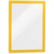 Durable Duraframe - self-adhesive A4 poster frame, 2 pieces, yellow frame