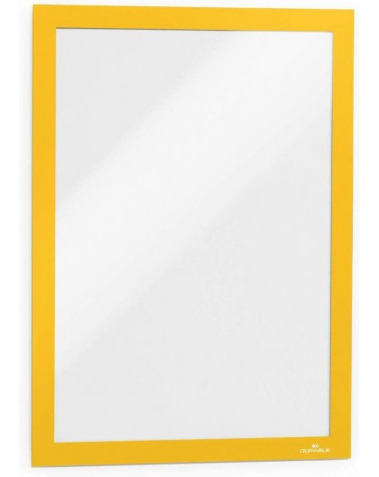 Durable Duraframe - self-adhesive A4 poster frame, 2 pieces, yellow frame