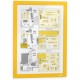Durable Duraframe - self-adhesive A4 poster frame, 2 pieces, yellow frame