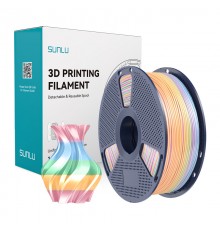 Sunlu PLA+ Silk Filament (Rainbow) 04