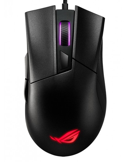 ASUS ROG Gladius II Core mouse Gaming Right-hand USB Type-A Optical 6200 DPI