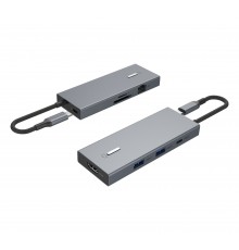 Fuj:tech 8-in-1 USB-C-hub, 100 W PD