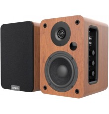 Aiwa ASP-A200 active speaker pair, brown