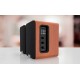 Aiwa ASP-A200 active speaker pair, brown