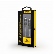 USB-C PD CABLE 1.5M/CC-USB2B-CMCM100-1.5M GEMBIRD