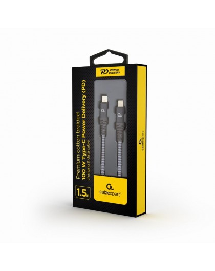 USB-C PD CABLE 1.5M/CC-USB2B-CMCM100-1.5M GEMBIRD
