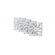 HYTE FAN- -FA12-WW-4 computer cooling system Computer case 12 cm White 4 pc(s)