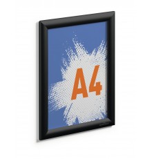 Durable Snap Frame, aluminum A4, black
