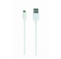 Кабель Lightning на USB2 1м/CC-USB2-AMLM-W-1M GEMBIRD