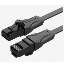 ПАТЧ-КАБЕЛЬ CAT.6 UTP/1М ЧЕРНЫЙ IBABF VENTION